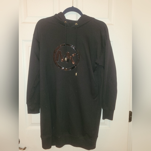Michael Kors Black Sweatshirt Dress - Picture 3 of 5
